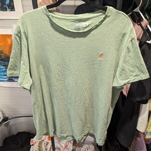Green polo boxy t shirt